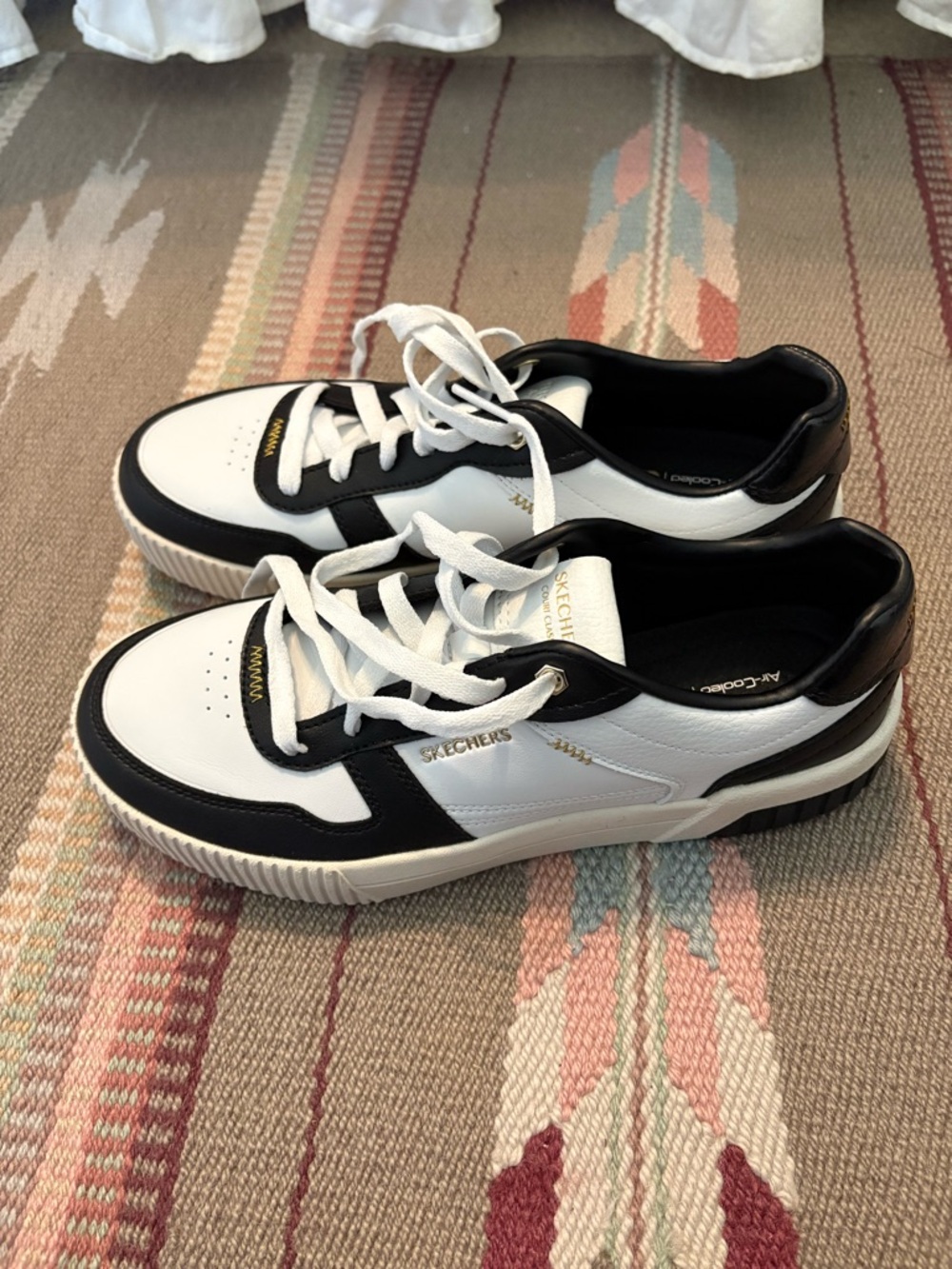 Leather sketchers sneaker